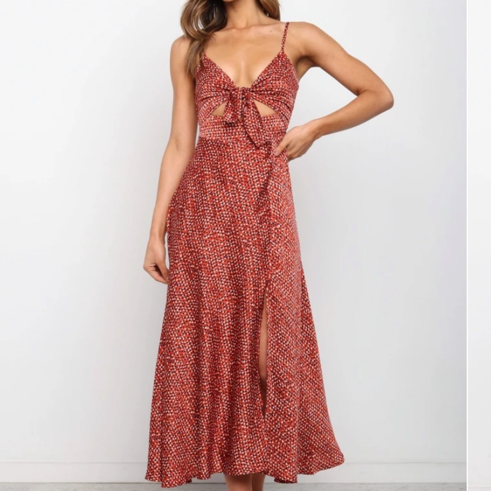 Petal & Pup- Bethan dress in Red